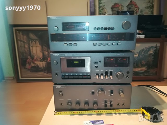 wega hifi-tuner & deck & ampli-внос швеицария, снимка 2 - Ресийвъри, усилватели, смесителни пултове - 29554892