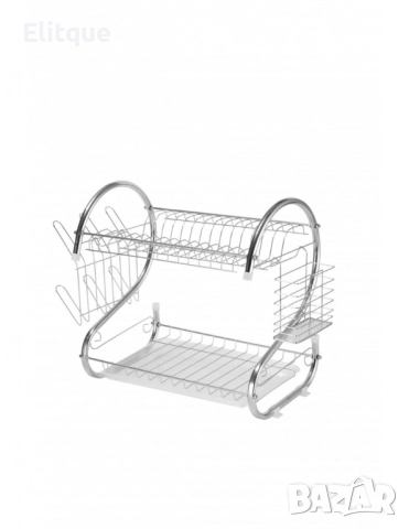Сушилник за съдове Rosberg, 2нива, 40х38х24см., снимка 6 - Други стоки за дома - 52888996