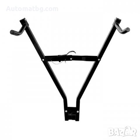 Еденична стойка за велосипед Automat, Стойка за теглич на автомобил, Метална, Черна