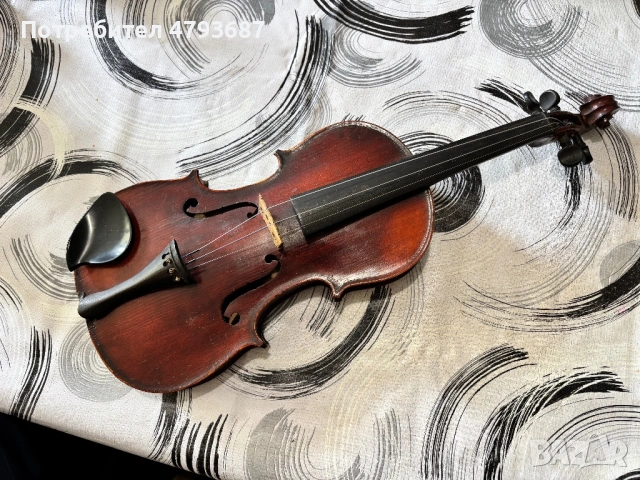 Стара ретро цигулка Medio Fino, снимка 2 - Антикварни и старинни предмети - 54165557