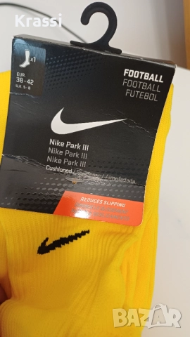Жълти футболни чорапи Nike , снимка 3 - Футбол - 52024091