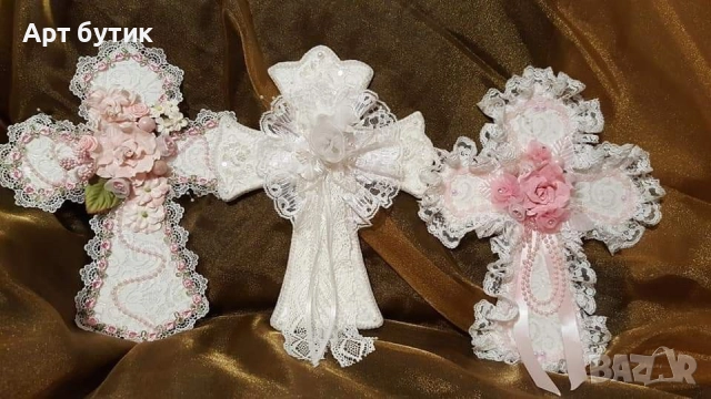 Кръстчета за подарък на гости на Св. Кръщение , снимка 2 - Декорация - 52616512