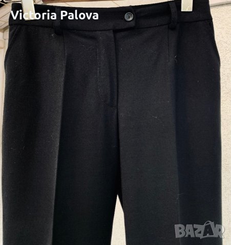 Черен вълнен панталон DISTIVA