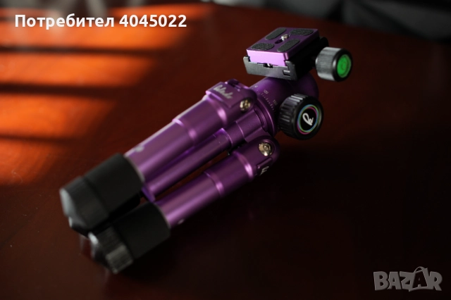 Arca Swiss ябълковидна глава с quick-release плочка и мини статив