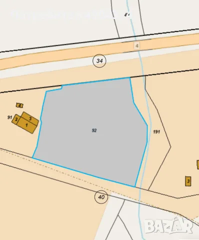 Парцел на Главен път граничещ с река , снимка 2 - Парцели - 56148980