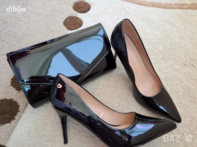 Рокля в бордо/обувки/чанта, снимка 10 - Рокли - 52919555