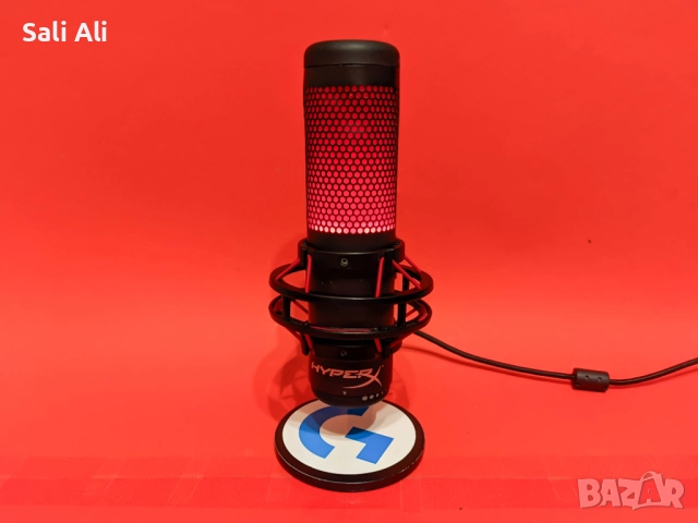 HyperX QuadCast USB Микрофон за Стрийминг, Гейминг, PC, Подкаст