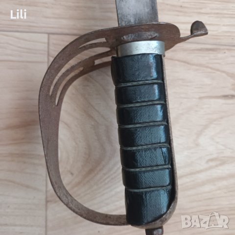 Стара масивна военна сабя 86 см ...меч ятаган каракулак нож, снимка 3 - Антикварни и старинни предмети - 42748250