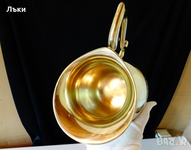 Бронзова кана за вино,1.25 кг.,2 литра., снимка 9 - Антикварни и старинни предмети - 30296258