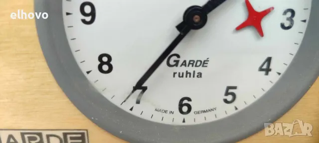 Шахматен часовник Garde Ruhla Germany, снимка 4 - Антикварни и старинни предмети - 50441320