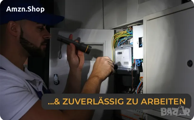 LICHTMEISTER ® LED акумулаторна фенерче 2000 лумена 5000 mAh батерия, снимка 9 - Къмпинг осветление - 49654426