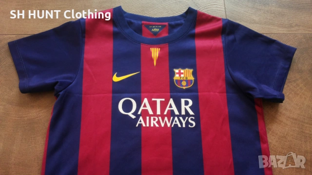 NIKE MESSI FC BARCELONA Kids Football T-Shirt размер 7-8 години / 122-128 см детска тениска 35-59, снимка 5 - Детски тениски и потници - 53210335