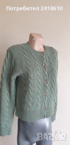 POLO Ralph Lauren Cable Wool / Cashmere Cardigan Knit Womens Size M НОВО! ОРИГИНАЛ! Дамски Пуловер -, снимка 3 - Жилетки - 44459238