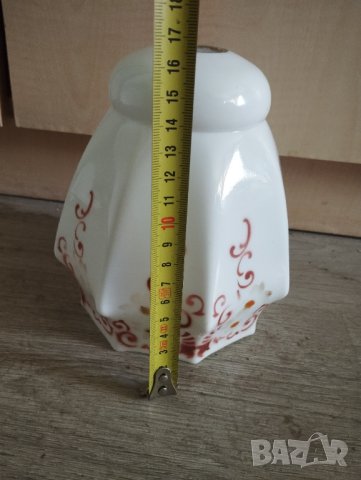 Стъкло ,абажур за лампа арт деко, снимка 4 - Настолни лампи - 42827154