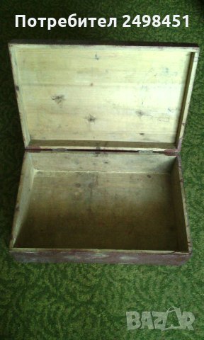 Уникален дървен куфар от втората световна война, снимка 2 - Антикварни и старинни предмети - 29531259