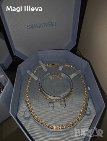 SWAROVSKI Una Angelic Set 500лв, снимка 3 - Бижутерийни комплекти - 52328665