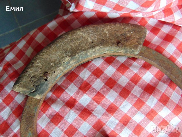 Автентична стара кована ножовка трион, снимка 2 - Колекции - 29092446