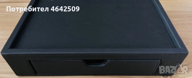 Welcome Tray Кожена Поставка за Чай/ Кафе с чекмедже, снимка 9 - Други - 52364132