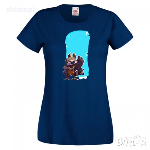 Дамска тениска Marvel Rocket Racoon 1 Игра,Изненада,Подарък,Геймър,, снимка 7 - Тениски - 36748094