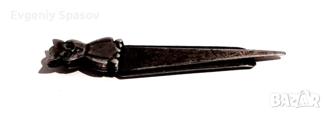 Бухалче Посребрено Патинирано, Разделител за страници на книга., снимка 6 - Антикварни и старинни предмети - 51951174