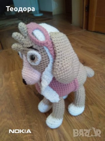 Плетени кученца "Пес патрул", снимка 3 - Плюшени играчки - 37370122