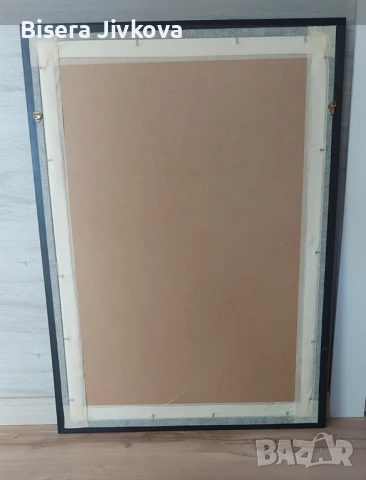 Нова картина, с размери 56/76/1,5 см, с рамка и държачи, 45лв, снимка 2 - Картини - 50764302