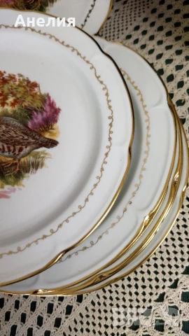 Френски чинии с птици , снимка 3 - Чинии - 51051540