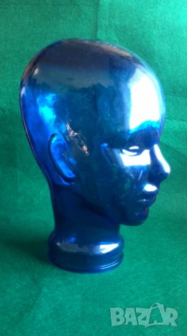 Голяма стъклена глава, снимка 7 - Други ценни предмети - 37220447
