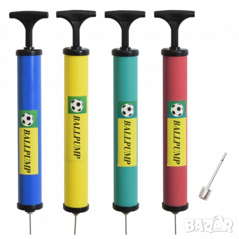 Преносима ръчна помпа за топки в различни цветове, снимка 6 - Други - 52054273