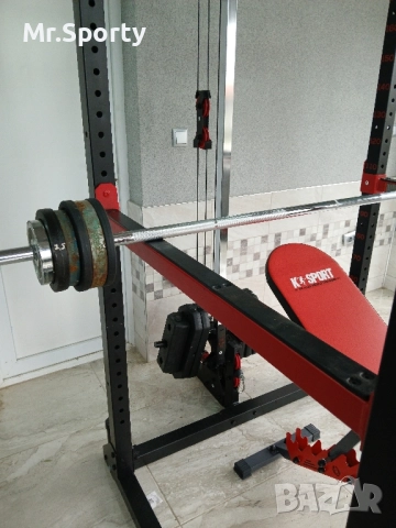 Уникален фитнес комплект, клетка, скрепец, лежанка, , снимка 11 - Фитнес уреди - 52179400