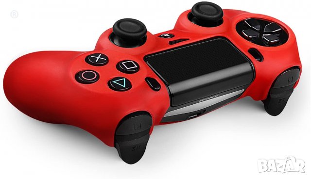 PS4 Силиконов бъмпер за DUALSHOCK®4 контролер в син цвят, снимка 10 - PlayStation конзоли - 30888271
