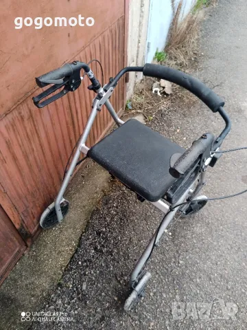 Ролатор, проходилка, олекотен, сгъваем + седалка+ колан , снимка 12 - Ролатори - 49698695