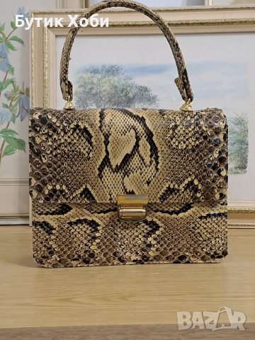 Винтидж чанта от питон, снимка 2 - Антикварни и старинни предмети - 39395905