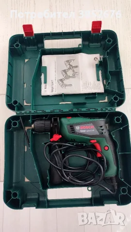 Bosch EasyImpact 550 W - Чисто нова ударна бормашина (в куфар), снимка 2 - Бормашини - 55710207