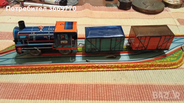 Винтидж метално влакче старо