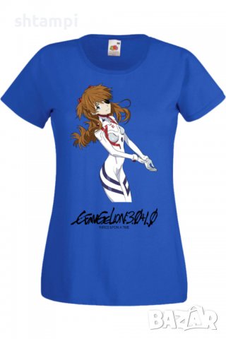 Дамска тениска Evangelion Asuka Langley Soryu,Анимация,игра,Празник,Повод., снимка 4 - Тениски - 38059337