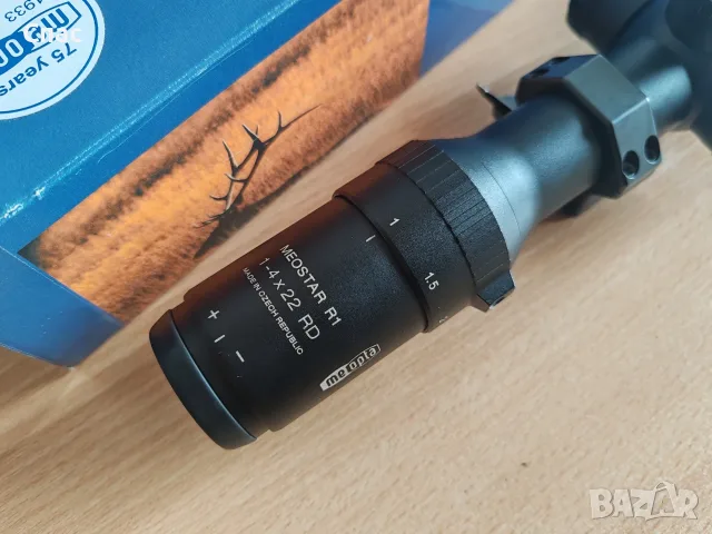 Оптика Meopta MEOSTAR R1 1-4X22 RD , снимка 3 - Оборудване и аксесоари за оръжия - 55784381