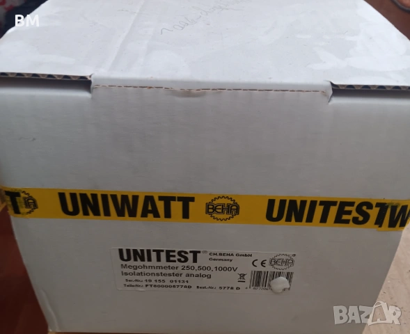 Измервател за изолацИзмерватвл за изолационно съпротивление Измервател за изолационно съпротивление , снимка 3 - Измервателни инструменти - 54098866