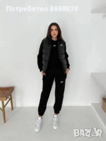 Дамски спортен екип от три части с елек вативан , снимка 3 - Спортни екипи - 52788427