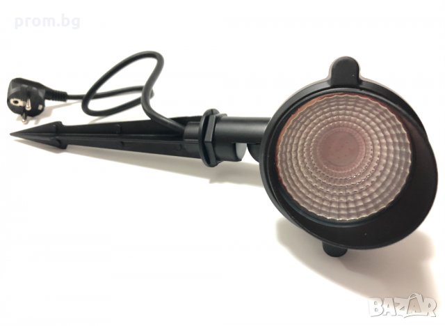 LED градински прожектор, червен цвят, 500 lm, немски, внос от Германия, снимка 7 - Външни лампи - 31434081
