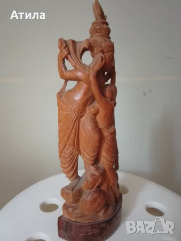 скулптура Индия любовна сцена, снимка 2 - Статуетки - 51400876