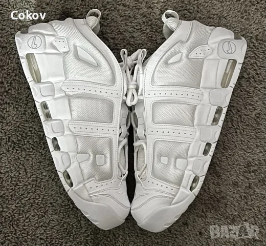 NIKE AIR MORE UPTEMPO LOW TRIPLE WHITE