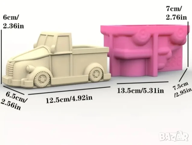 Молд кашпа камион , снимка 5 - Форми - 50853430
