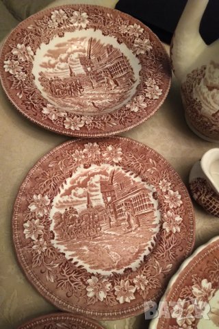 Антикварен английски порцеланов сервиз 26 части , снимка 13 - Антикварни и старинни предмети - 31641667