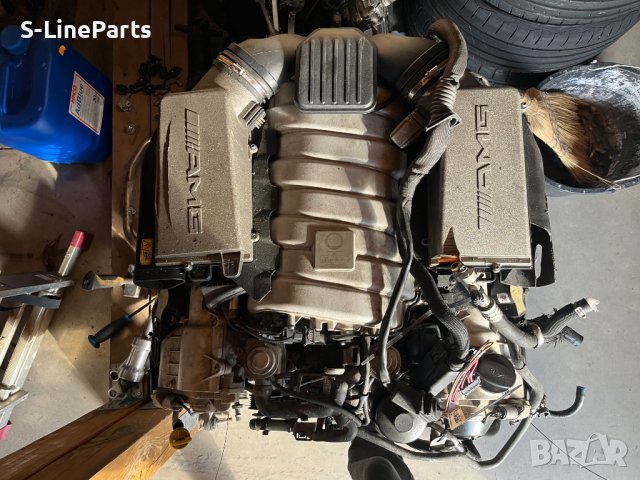 Двигател 6.2 V8 63 AMG *счупен подкартер* - Цена по договаряне Код на мотора M156 M 156 6.2 v8, снимка 7 - Части - 39580790