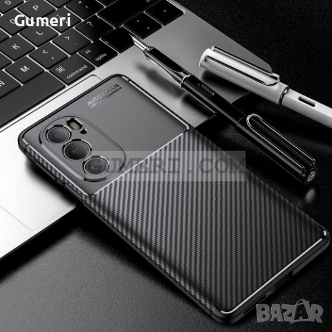 Motorola Edge 30 Pro Удароустойчив Гръб Със Защита За Задната Камера - Карбон, снимка 3 - Калъфи, кейсове - 36541121
