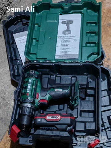 Продавам чисто нов акумулаторен винтоверт Parkside PABS 20-Li I9. Уред, снимка 4 - Други инструменти - 53025644