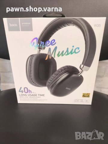Нови безжични слушалки Hoco W35 – Black, снимка 2 - Безжични слушалки - 51624045