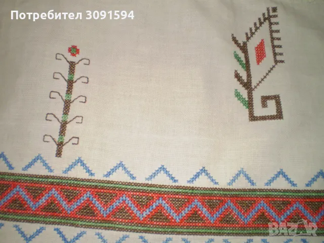 Винтиж 19 век перди ръчно бродирано Българска бродерия, снимка 7 - Други ценни предмети - 48814334