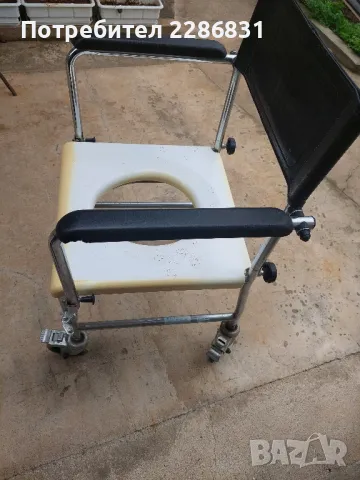 Инвалиден стол комбиниран, снимка 2 - Тоалетни столове - 49667802
